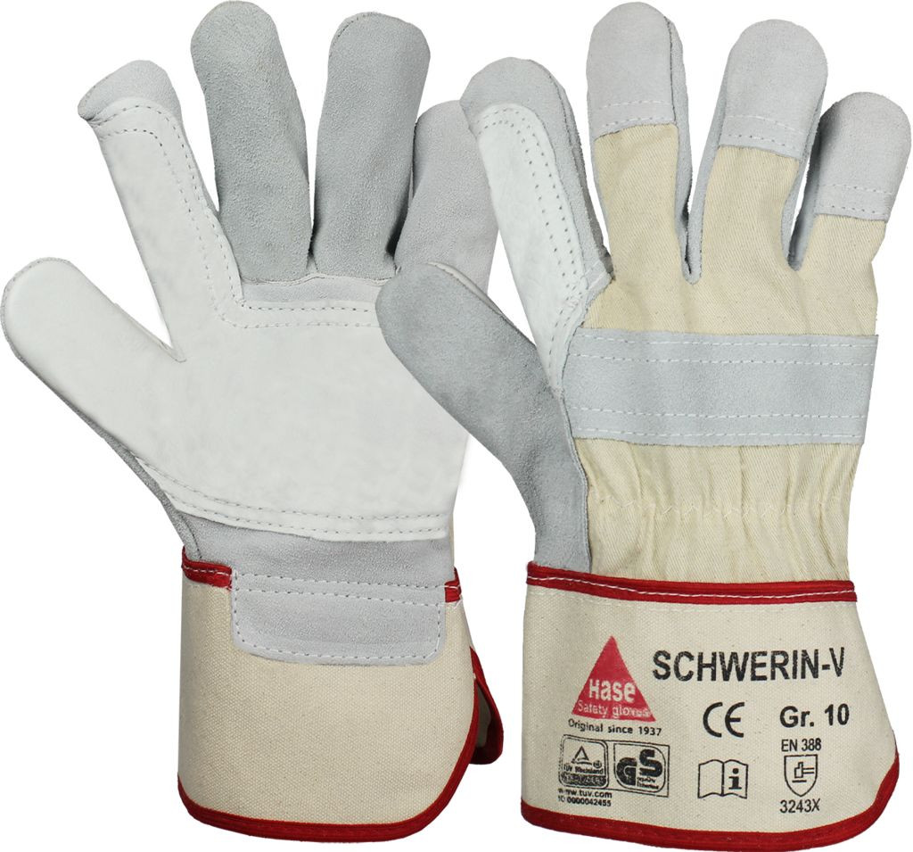 Spaltleder+Volllederverstärkung/Textil SCHWERIN-V