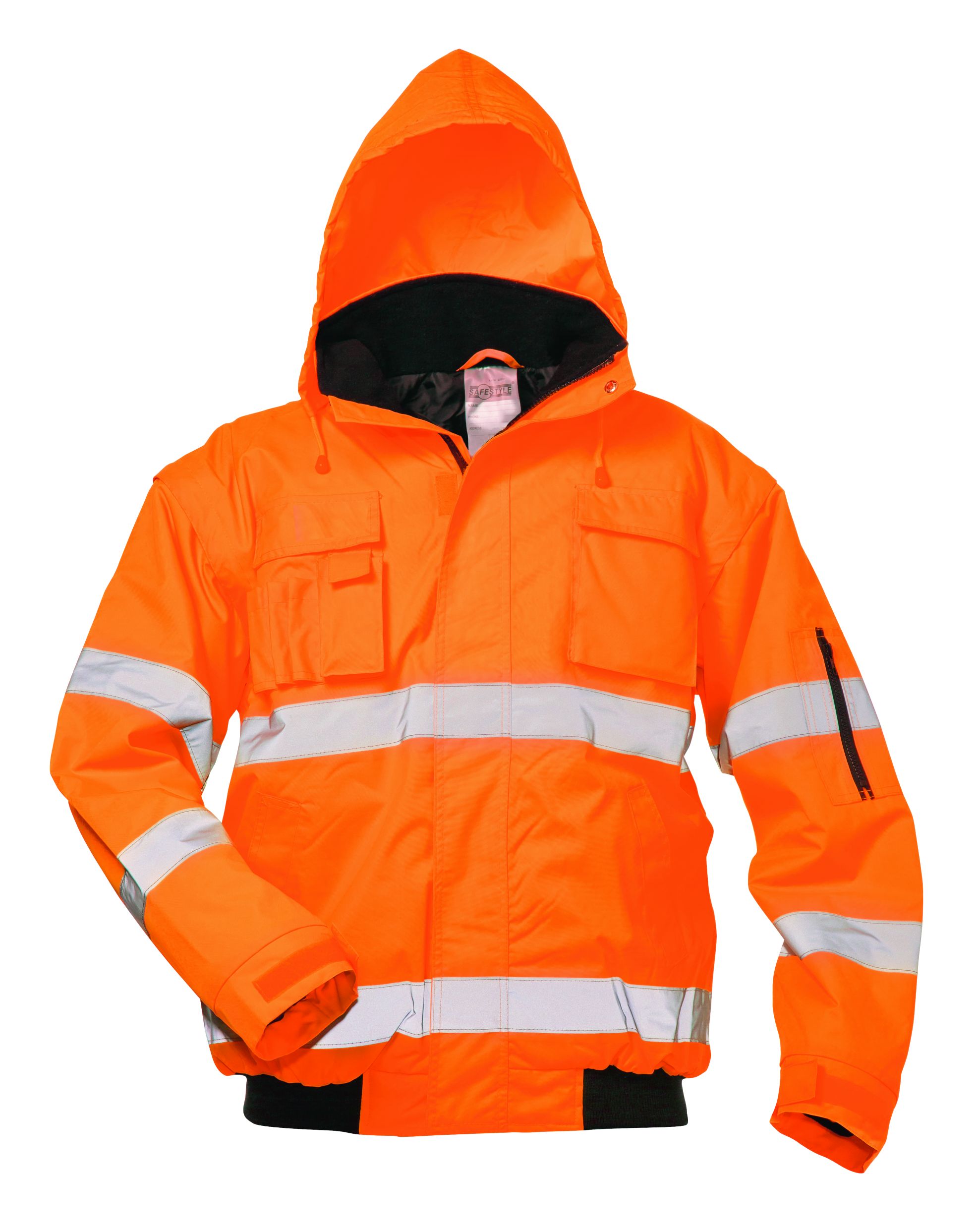 Pilotenjacke PES+PU, Futter u. Wattierung PES, Ärmel abnehmbar, TOM