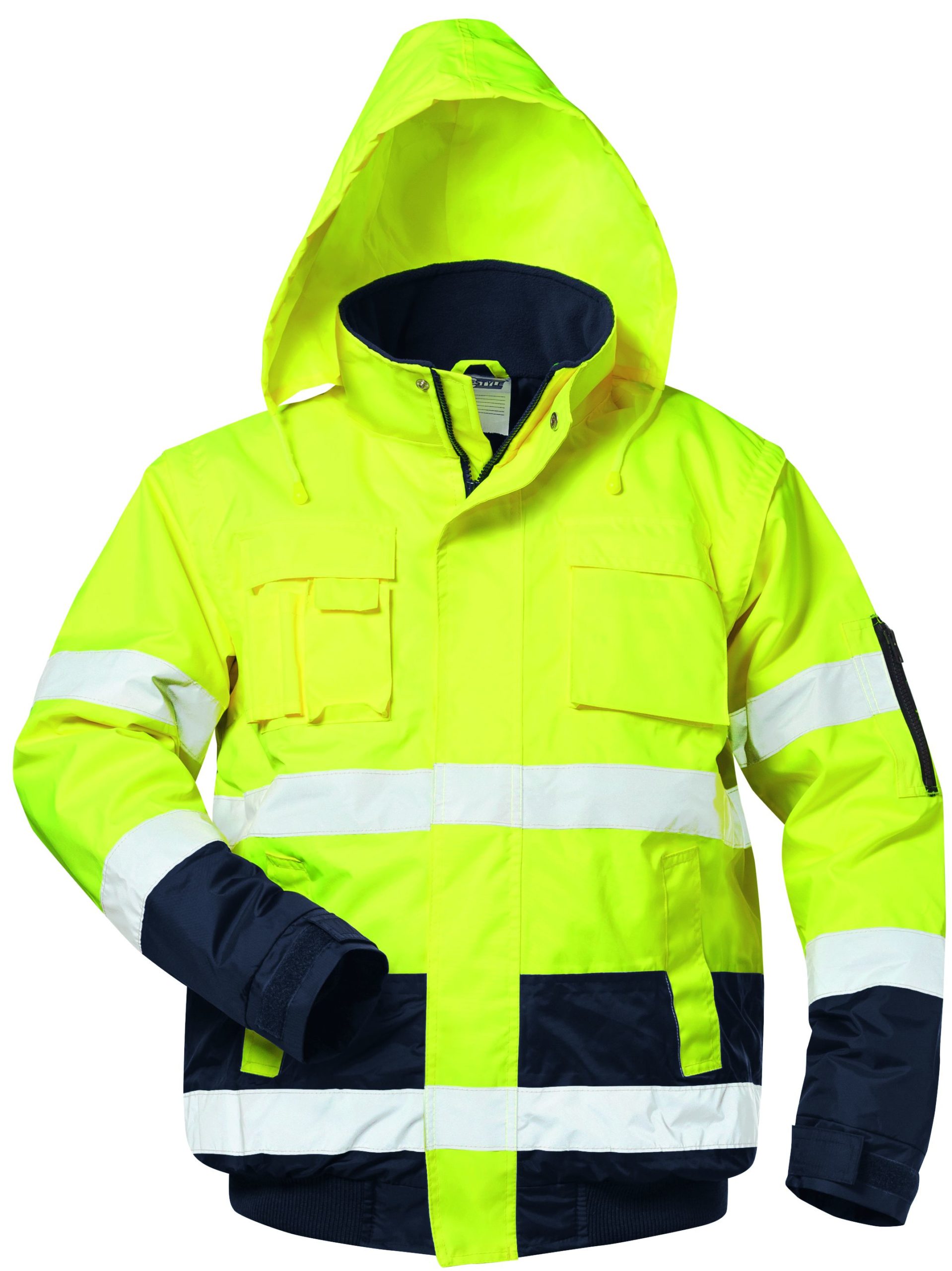 Pilotenjacke PES+PU, Futter u. Wattierung PES, Ärmel abnehmbar, HASSO