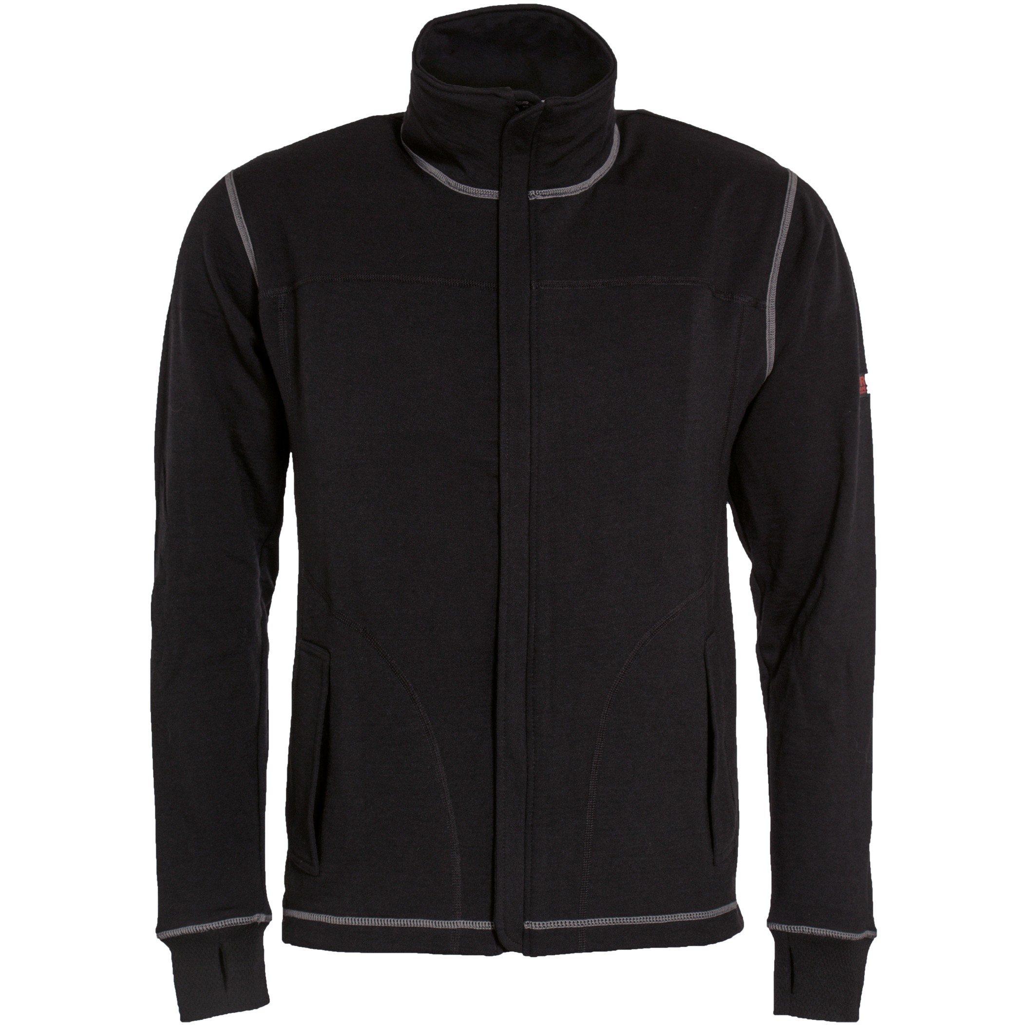 Merino TX 1/1-Sweatshirt-Jacke Non-Metal 6330 90