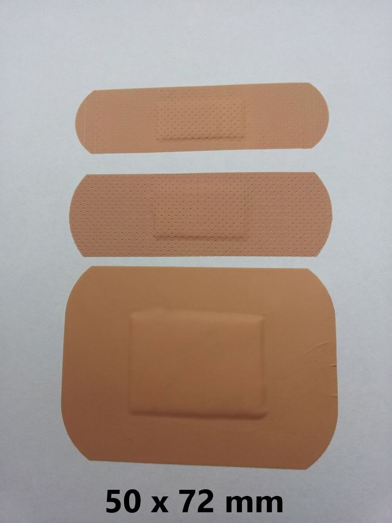 Pflasterstrips textil-elast. 50 x 72mm, 150 Stk.