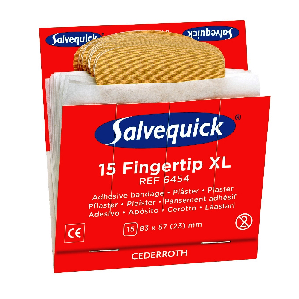 Nachfüllung Salvequick textile Fingerkuppenpflaster groß