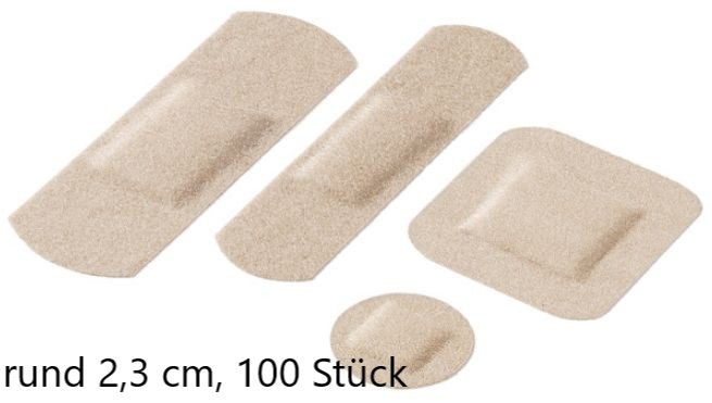 Curaplast sensitive Strips rund, 2,3 cm, 100 Stk.