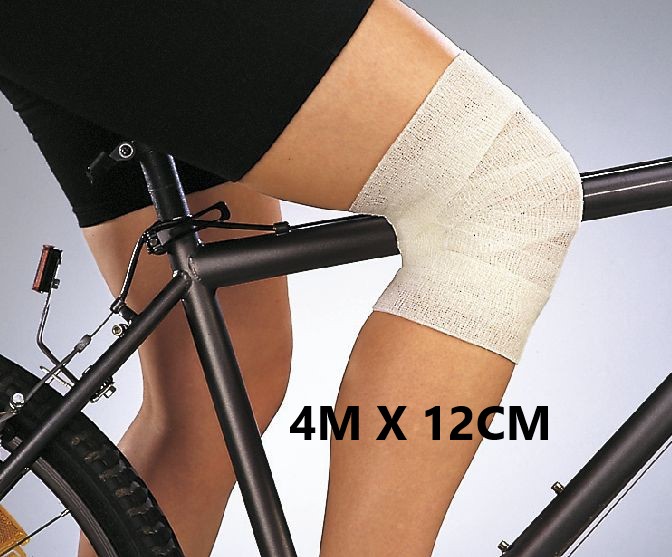 Mollelast haft, latexfreie kohäsive Fixierbinde 4 m x 12 cm, 20 Stk.