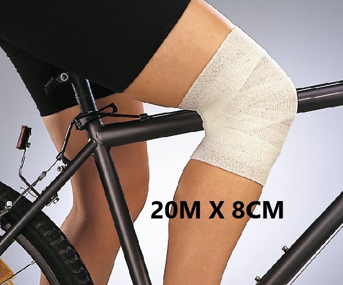 Mollelast haft, latexfreie kohäsive Fixierbinde 20 m x 8 cm, 20 Stk.
