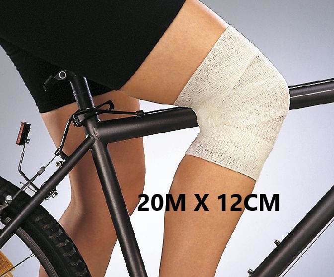 Mollelast haft, latexfreie kohäsive Fixierbinde 20 m x 12 cm, 20 Stk.