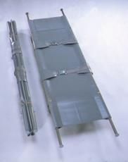 Krankentrage, Alu-Gestell, 1 x faltbar