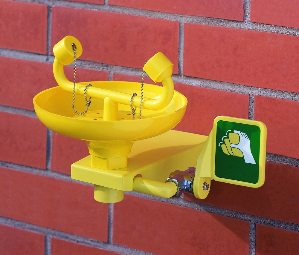 Augendusche, Wandmodell mit ABS-Becken AB002210