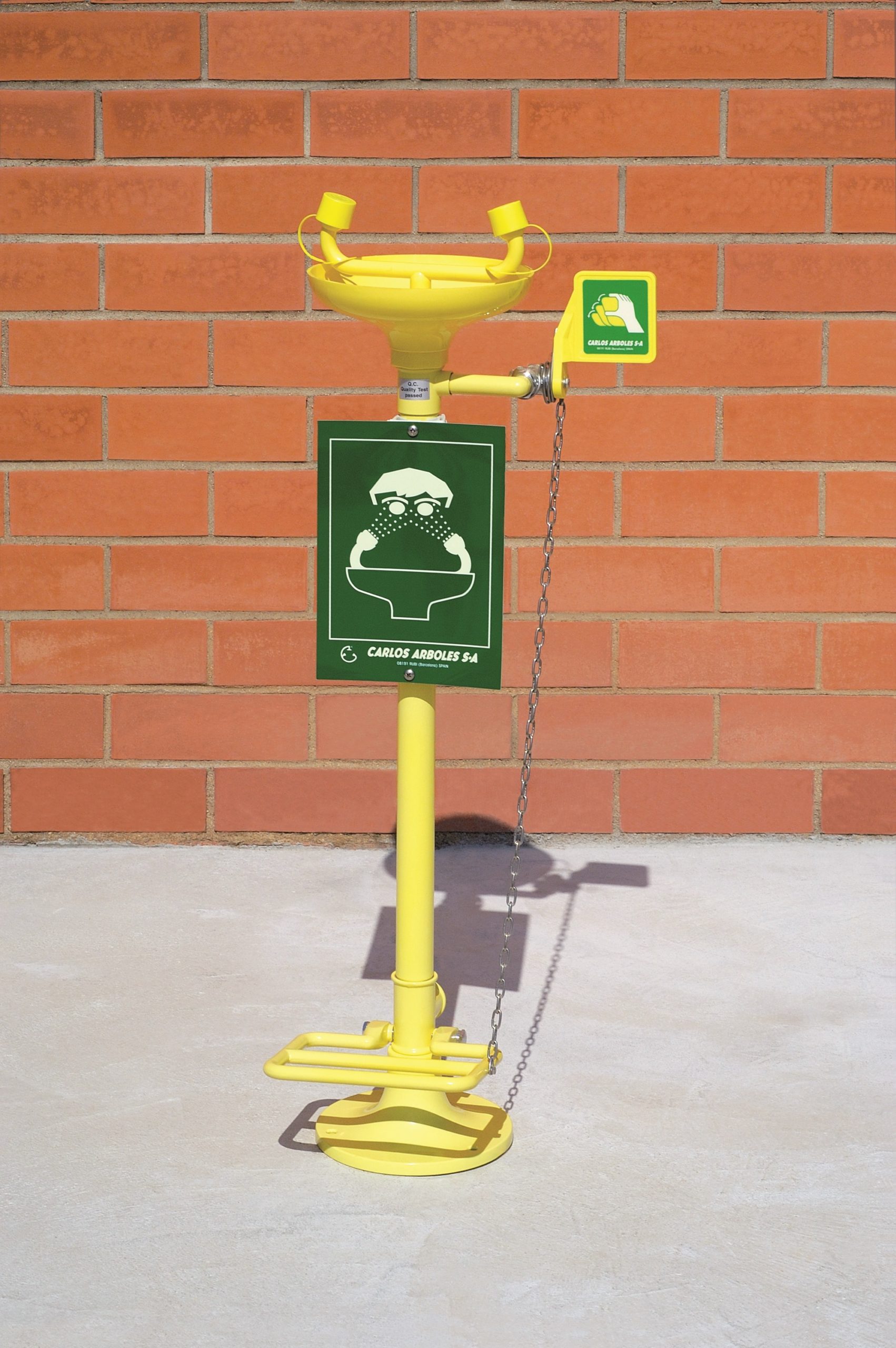 Augendusche mit Pedalbedienung, ABS-Becken AB002710