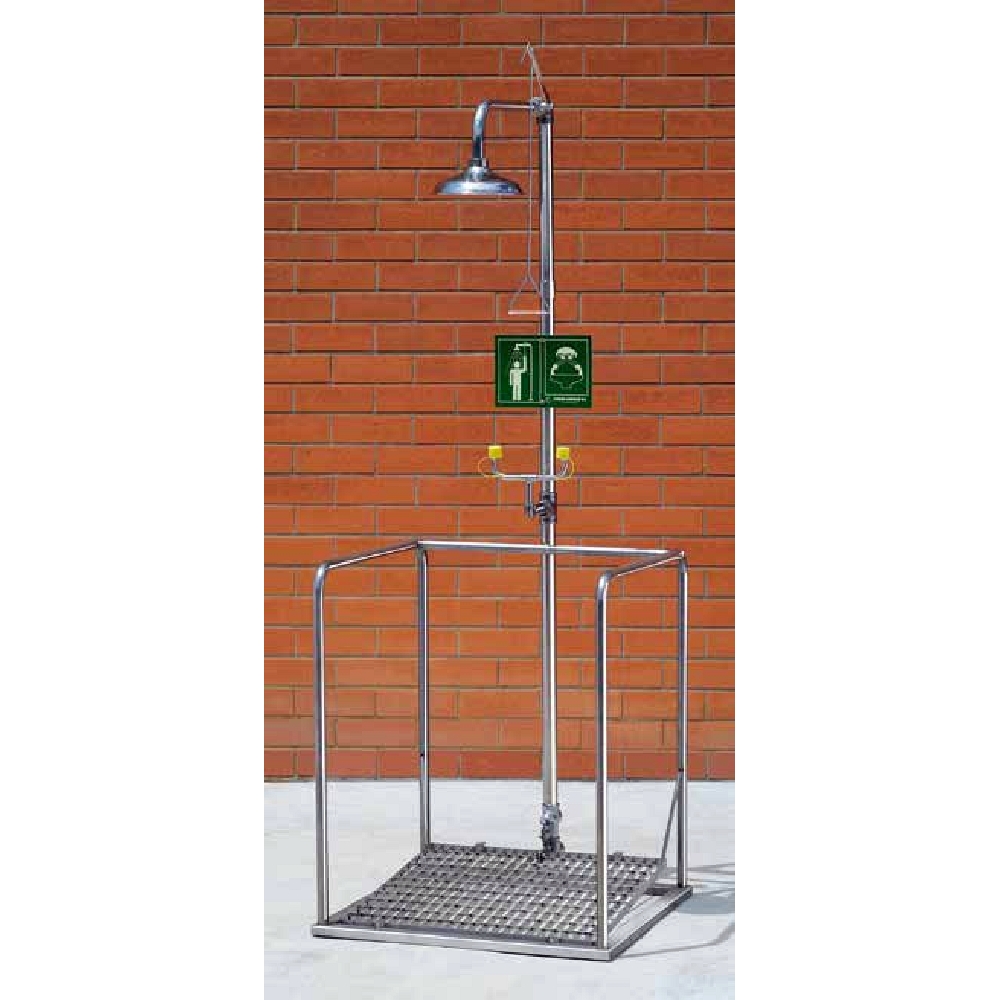 Körper-/Augenduschenstation komplett Edelstahl AB4730TI